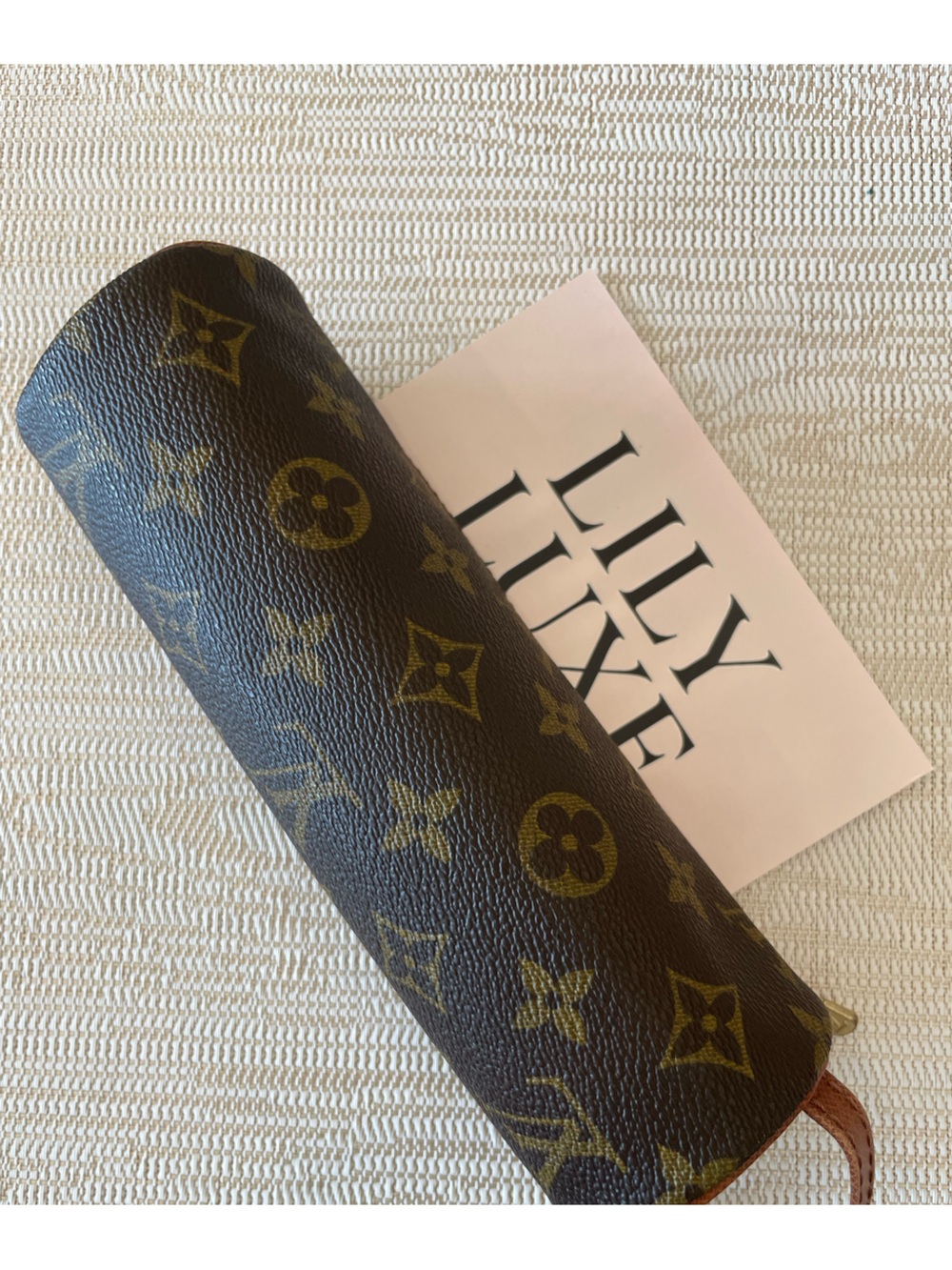 Louis Vuitton Monogram Canvas Cylinder Pouch